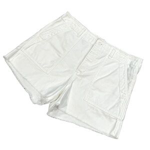 The Gap White Utility Shorts